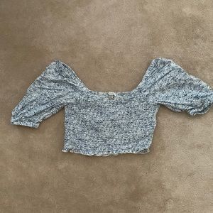 American eagle smocked top